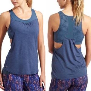 Athleta Gel Mesh Supercharged Tank Built in Bra